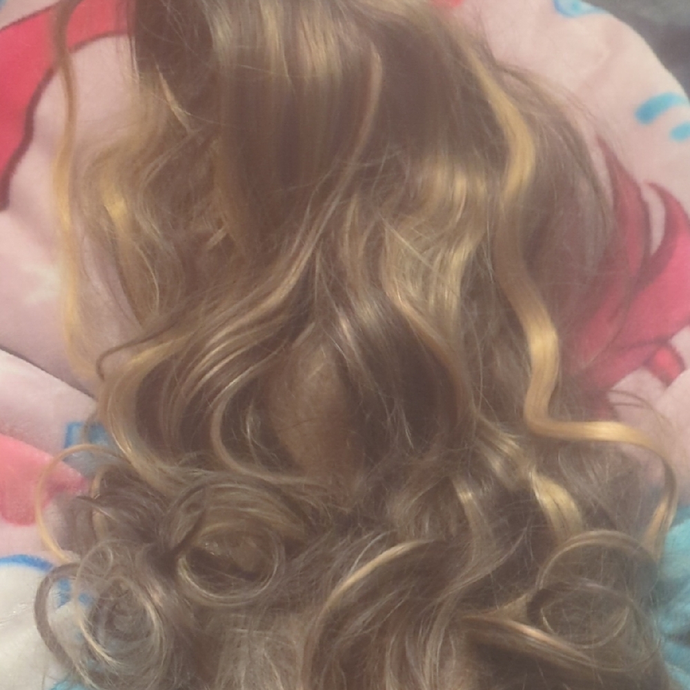 Just USA Wavy Brown and Blonde Hair Extensions